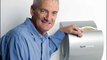 James Dyson with Airblade 