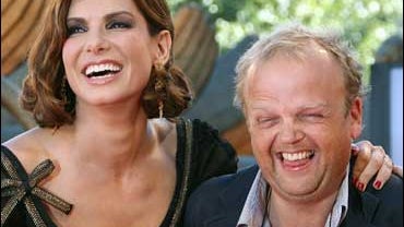 Sandra Bullock and Toby Jones at Venice Film Festival Aug. 31, 2006 