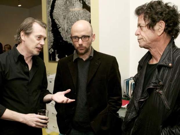 Steve Buscemi, Moby and Lou Reed 
