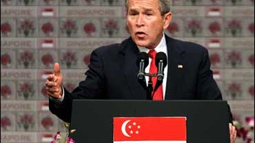 bush speaking 