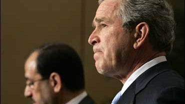 Bush and al-Maliki 