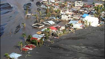 Philippines, typhoon, mud slide, 