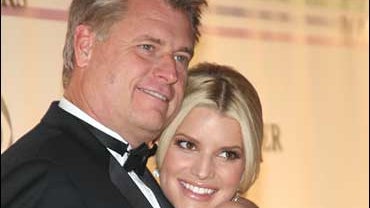 Jessica Simpson and her Dad, Joe 