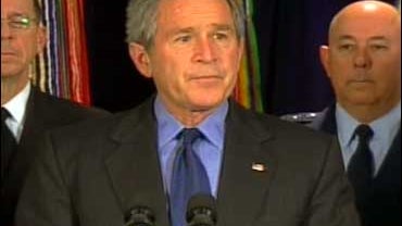 President Bush speaks at Pentagon re: Iraq strategy (12/13/06) 