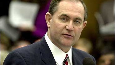 Jim Gilmore, former Virginia governor, in 2001 file photo. 
