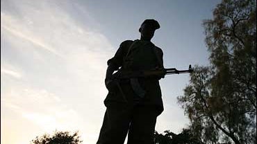 Patrolling in Somalia 