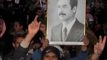 protesters in Tikrit 