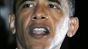 Democratic Sen. Barack Obama of Illinois speaks at a scholarship breakfast Monday, Jan. 15, 2007, in Chicago 
