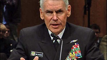 US Navy Admiral William J. Fallon, appearing before Senate Armed Services committee hearing 