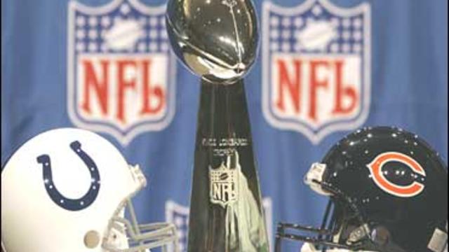 Super Bowl XLI, Indianapolis Colts, Chicago Bears, Vince Lombardi trophy 
