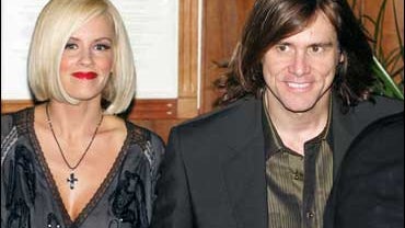 Jenny McCarthy and Jim Carrey 