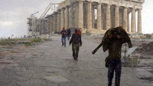 Acropolis Rain 