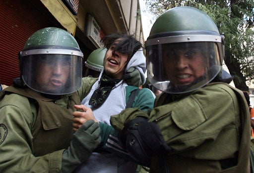 Chile Protest Bubbles Over 