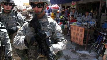 U.S. Patrol in Baghdad 