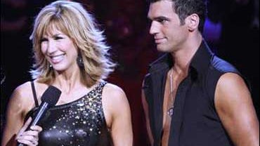 Leeza  Gibbons and Tony Dovolani 