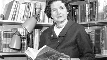 Rachel Carson, author, "Silent Spring" 