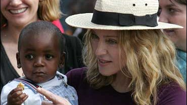 Madonna and David Banda 