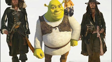 SHREK THE THIRD and PIRATES OF THE CARIBBEAN: AT WORLD'S END 