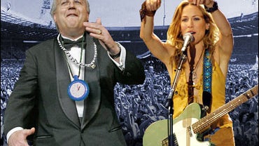 Karl Rove and Sheryl Crow 