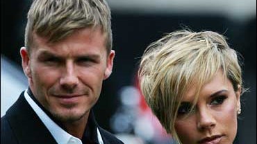 David Beckham and Victoria Beckham 