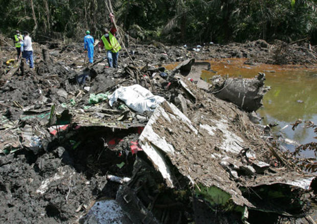 Cameroon Crash Scene 