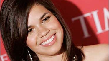 Actress America Ferrera of "Ugly Betty" arrives at the Time 100 gala, Tuesday, May 8, 2007 at the Time Warner Center in New York. The gala was to celebrate Time magazine's 100 most influential people in the world. 