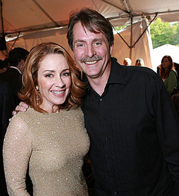 Patricia Heaton (L) and Are You Smarter Than A 5th Grader's Jeff Foxworthy 
