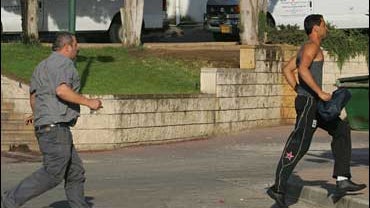 Fleeing incoming rockets 