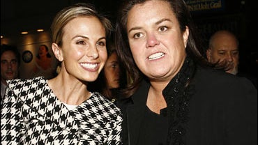 Elisabeth Hasselbeck (L) and Rosie O'Donnell (R) attend the opening night return to Broadway of Les Miserables 