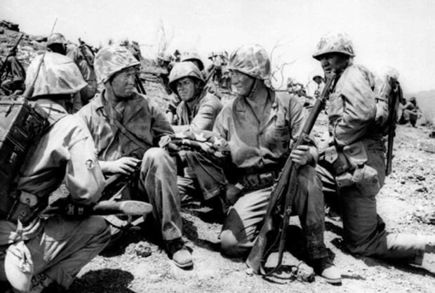 Raising A Flag On Iwo Jima 