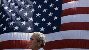 President Bush is introduced prior to an address on immigration reform, Tuesday, May 29, 2007, at the Federal Law Enforcement Training Center in Glynco, Ga. 