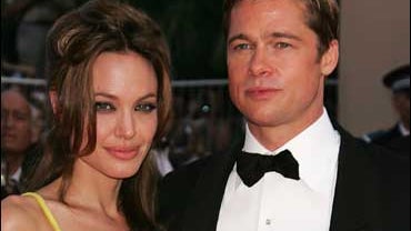 Angelina Jolie and Brad Pitt 