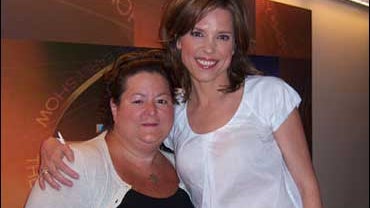 Me and our Broadcast Manager Marci Waldman this morning. Her birthday is today, mine is tomorrow and we share the same philosophy. It's inevitable-so embrace it and have a great time! 