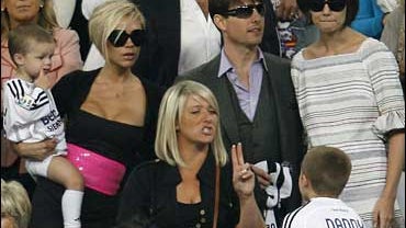 Victoria Beckham, Tom Cruise and Katie Holmes 