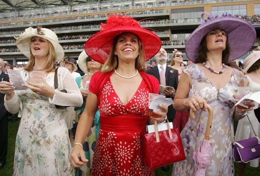 Feminine Finery At Ascot 