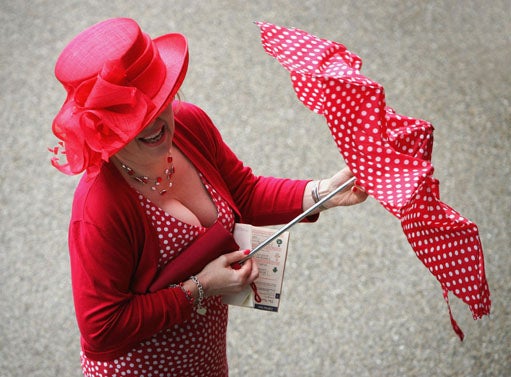 Feminine Finery At Ascot 