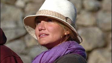 Cameron Diaz in Peru 