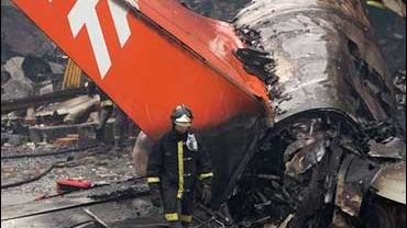 Brazilian jet wreckage 