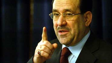 Iraq's Prime Minister Nouri Al-Maliki 