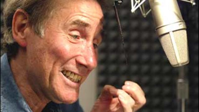 Jim Dale recording a "Harry Potter" audiobook 