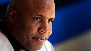 San Francisco Giants left fielder Barry Bonds 