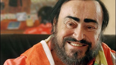 Italian tenor Luciano Pavarotti 