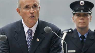 Rudy Giuliani At Ground Zero 