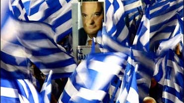 Rally For Greek Conservative Party 