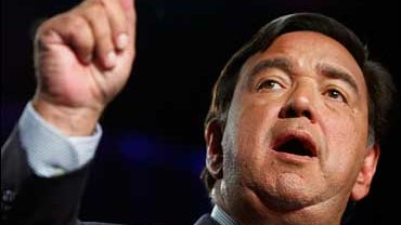 Gov. Bill Richardson of New Mexico, speaks at the Service Employees International Union Political Action Conference in Washington 