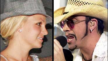 A.J. McLean and Britney Spears 