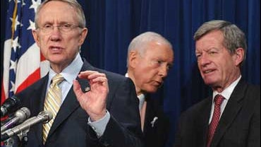 Sen. Harry Reid Reacts to Veto 
