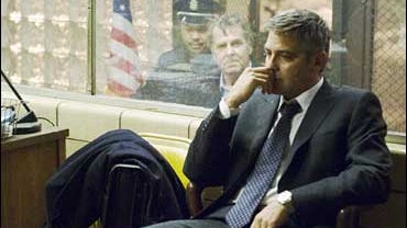 George Clooney, with Tom Wilkinson, in "Michael Clayton" 