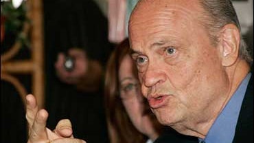 Republican presidential hopeful, Sen. Fred Thompson, R-Tenn. talks to Republican business women during a town hall at the Water Tower Florist in Kissimmee, Fla., Monday, Oct. 22, 2007. Monday Thompson defended his campaign work schedule, and told The Asso 