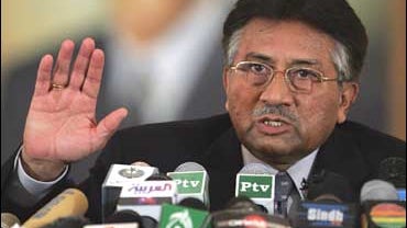 Pakistani President Pervez Musharraf 